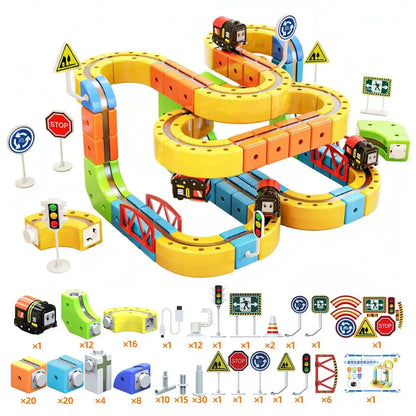 MagTrack™ l Magnetic Building Track Set
