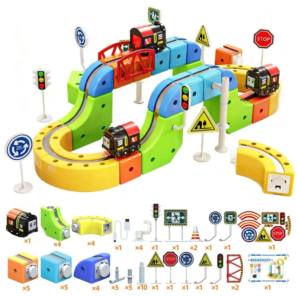 MagTrack™ l Magnetic Building Track Set