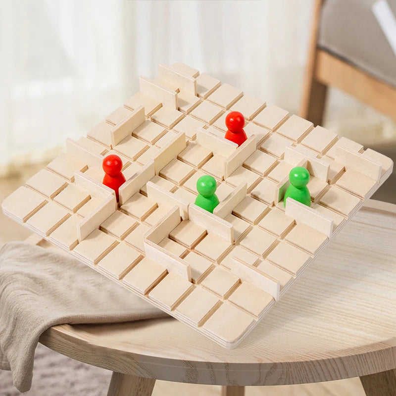 MazeWall™ l Wooden Strategy Maze Game