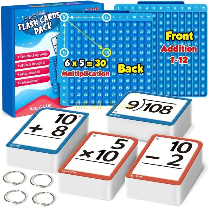 MathFlash™ l Silicone Math Learning Cards