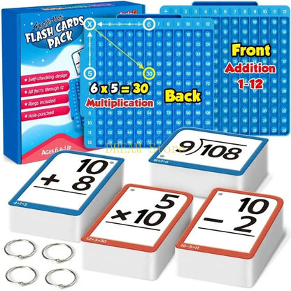 MathFlash™ l Silicone Math Learning Cards