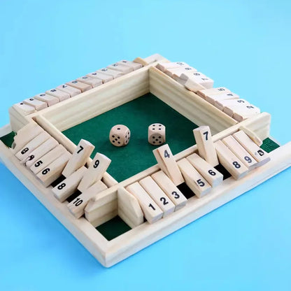 FlipTen™ l Wooden Math Flip Board Game