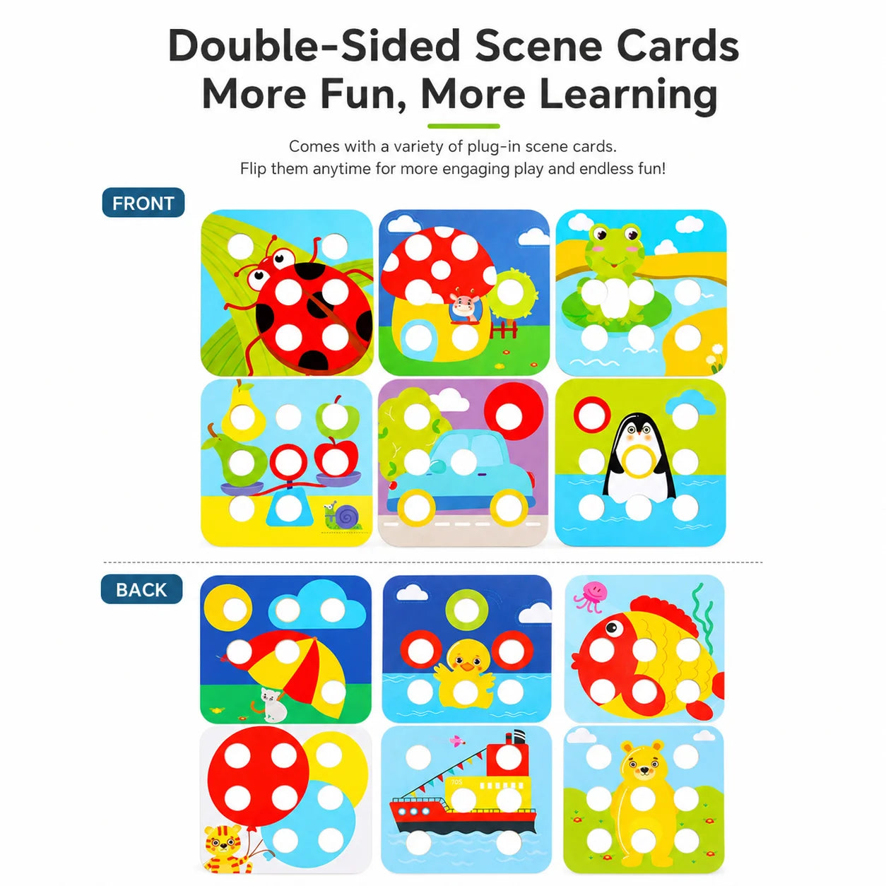 PegMatch™ l Wooden Peg Mosaic Set