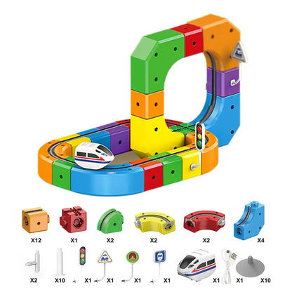 MagTrack™ l Magnetic Building Track Set