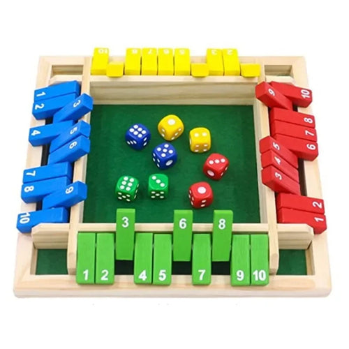 FlipTen™ l Wooden Math Flip Board Game