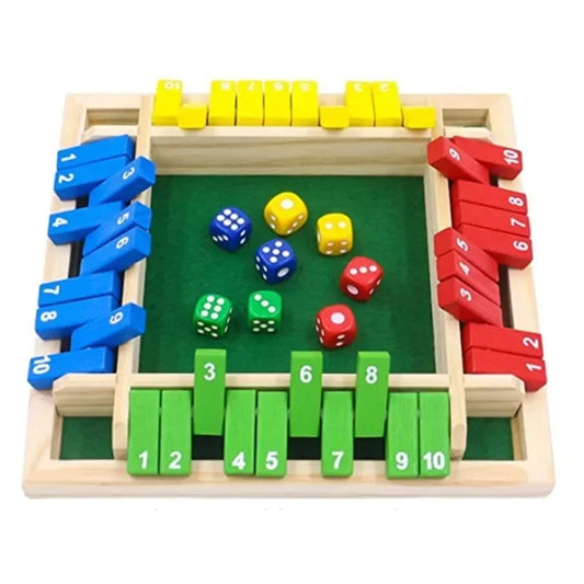 FlipTen™ l Wooden Math Flip Board Game