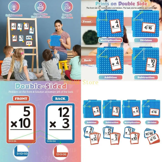 MathFlash™ l Silicone Math Learning Cards