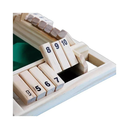 FlipTen™ l Wooden Math Flip Board Game