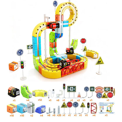 MagTrack™ l Magnetic Building Track Set